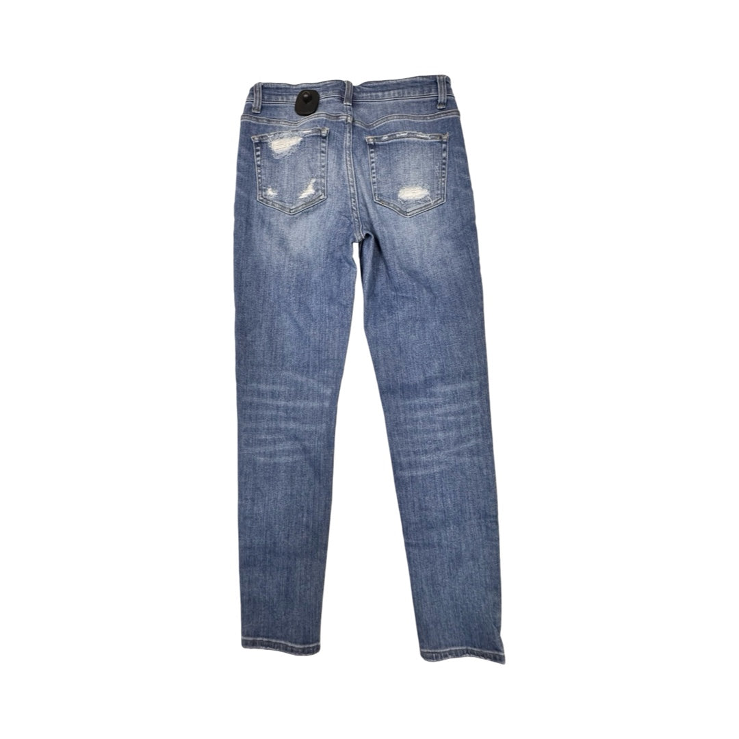 Jeans Straight By Flying Monkey In Blue Denim, Size:6