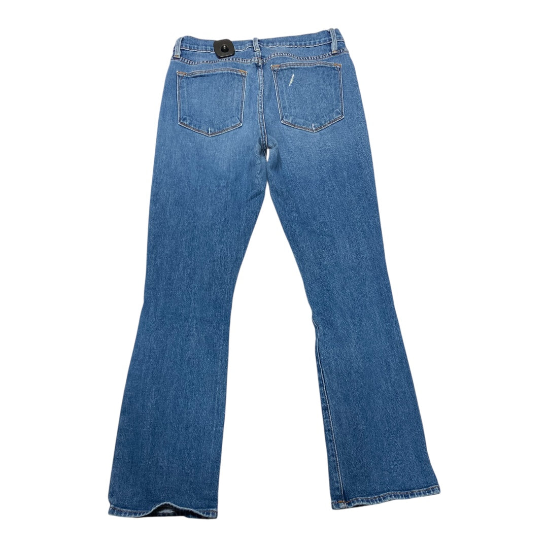 Jeans Skinny By Frame In Blue Denim, Size:2
