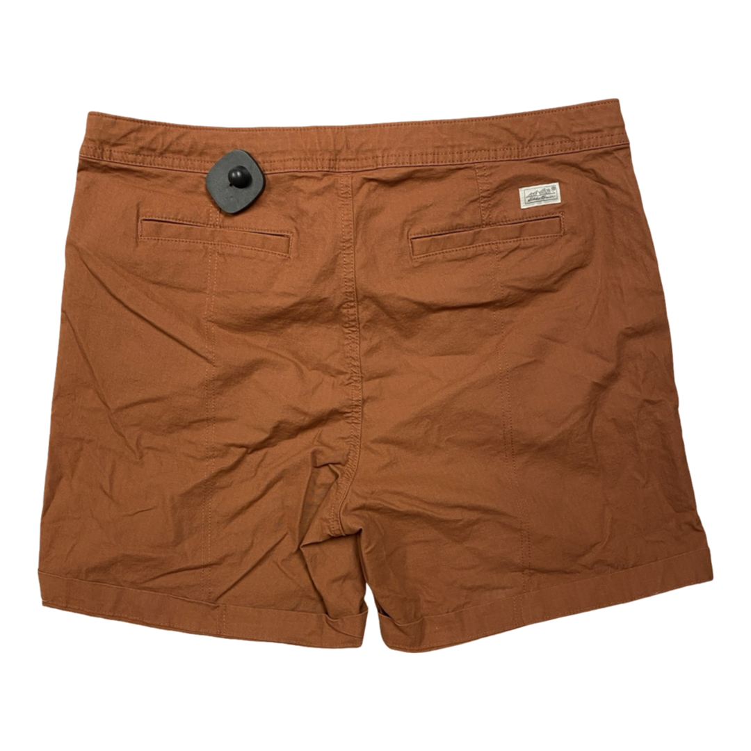 Shorts By Eddie Bauer In Orange, Size:12