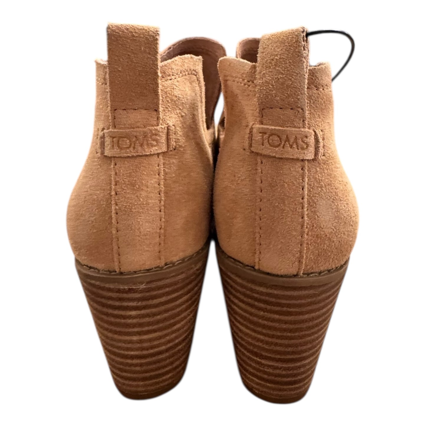 Boots Ankle Heels By Toms In Tan, Size:9