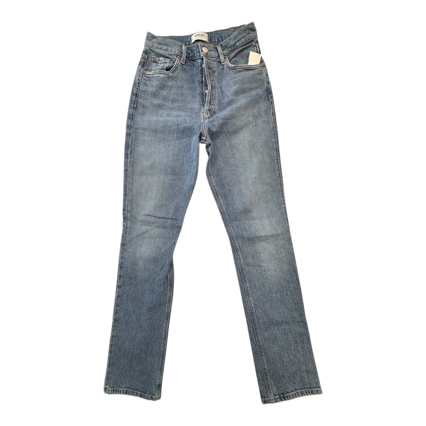 Jeans Straight By Agolde In Blue, Size:0
