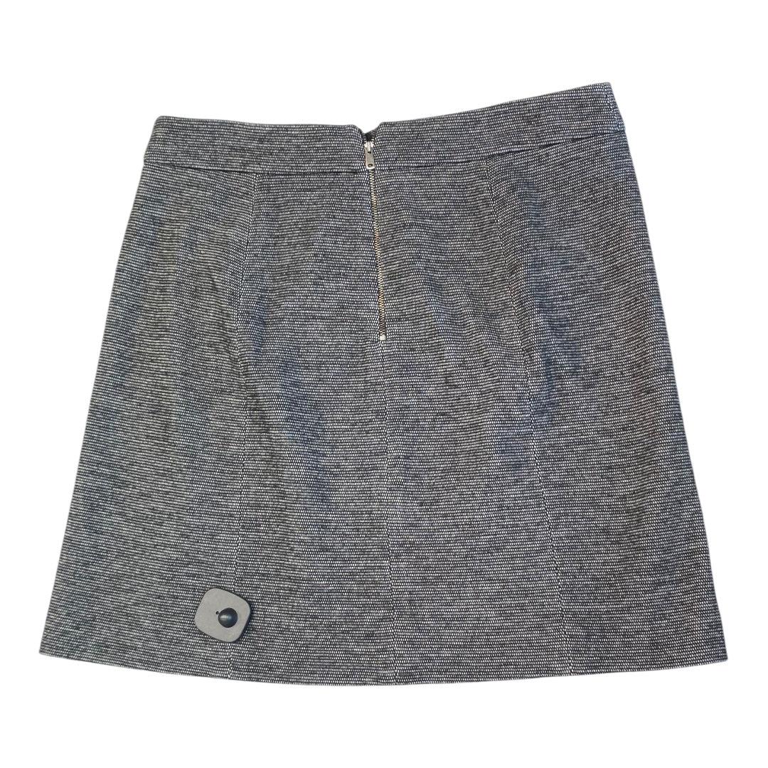 Skirt Mini & Short By Ann Taylor In Black & White, Size:12