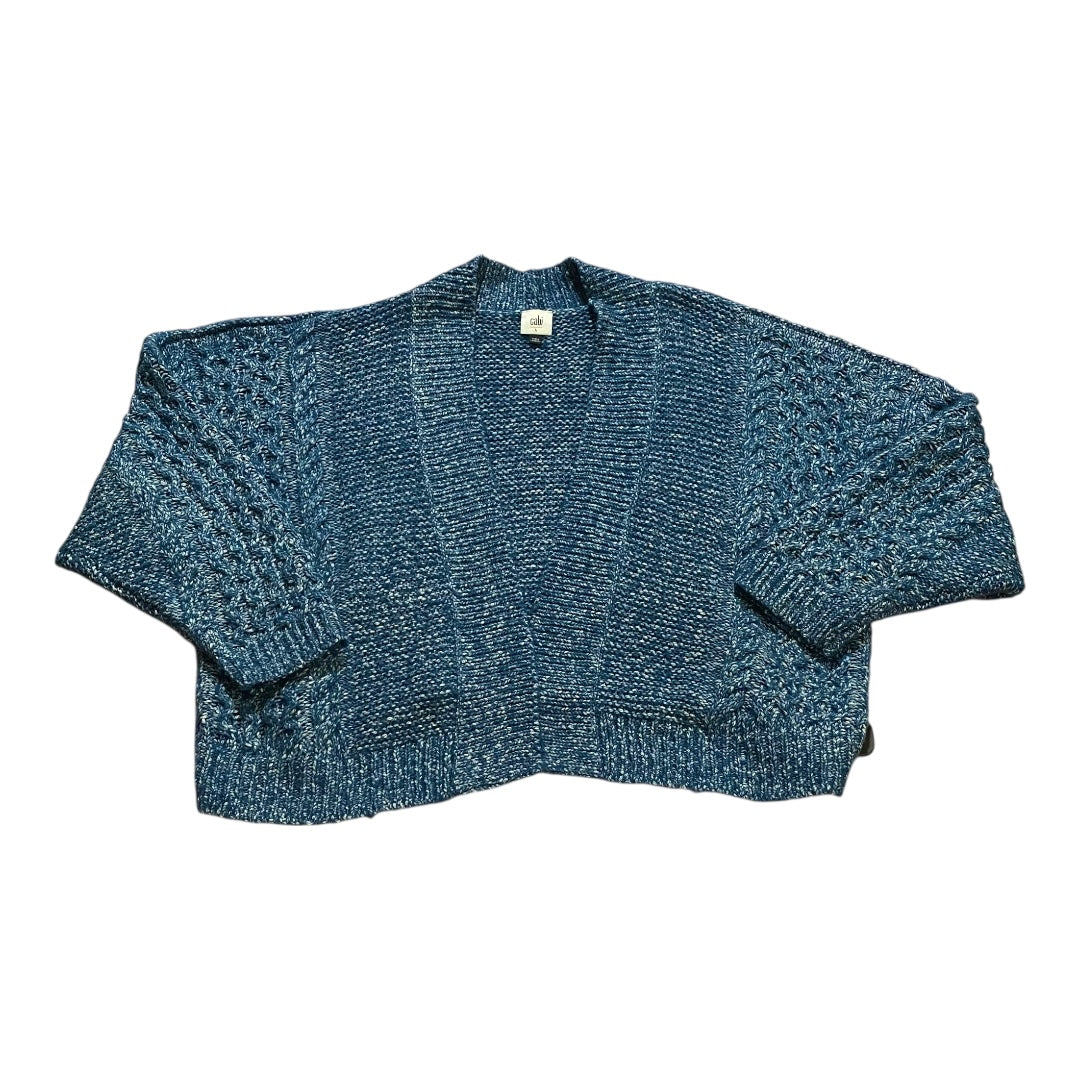 Sweater Cardigan By Cabi In Blue, Size:L