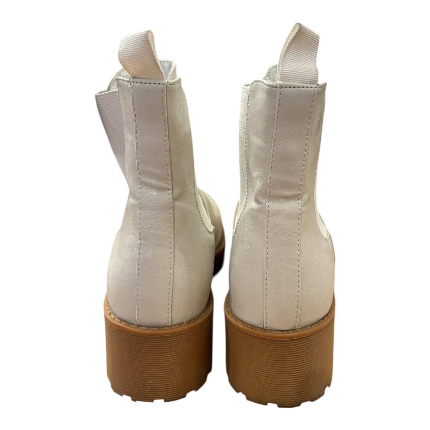 Boots Ankle Heels By Dirty Laundry In Grey, Size:10