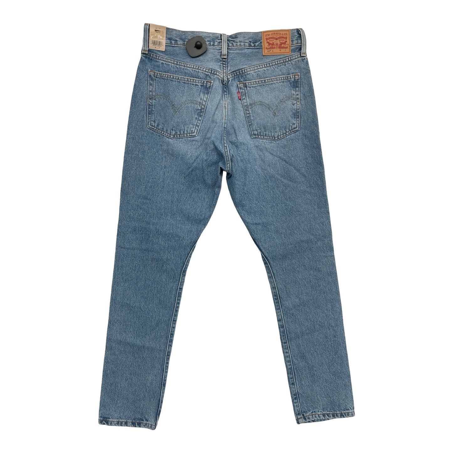 Jeans Straight By Levis In Blue Denim, Size:6