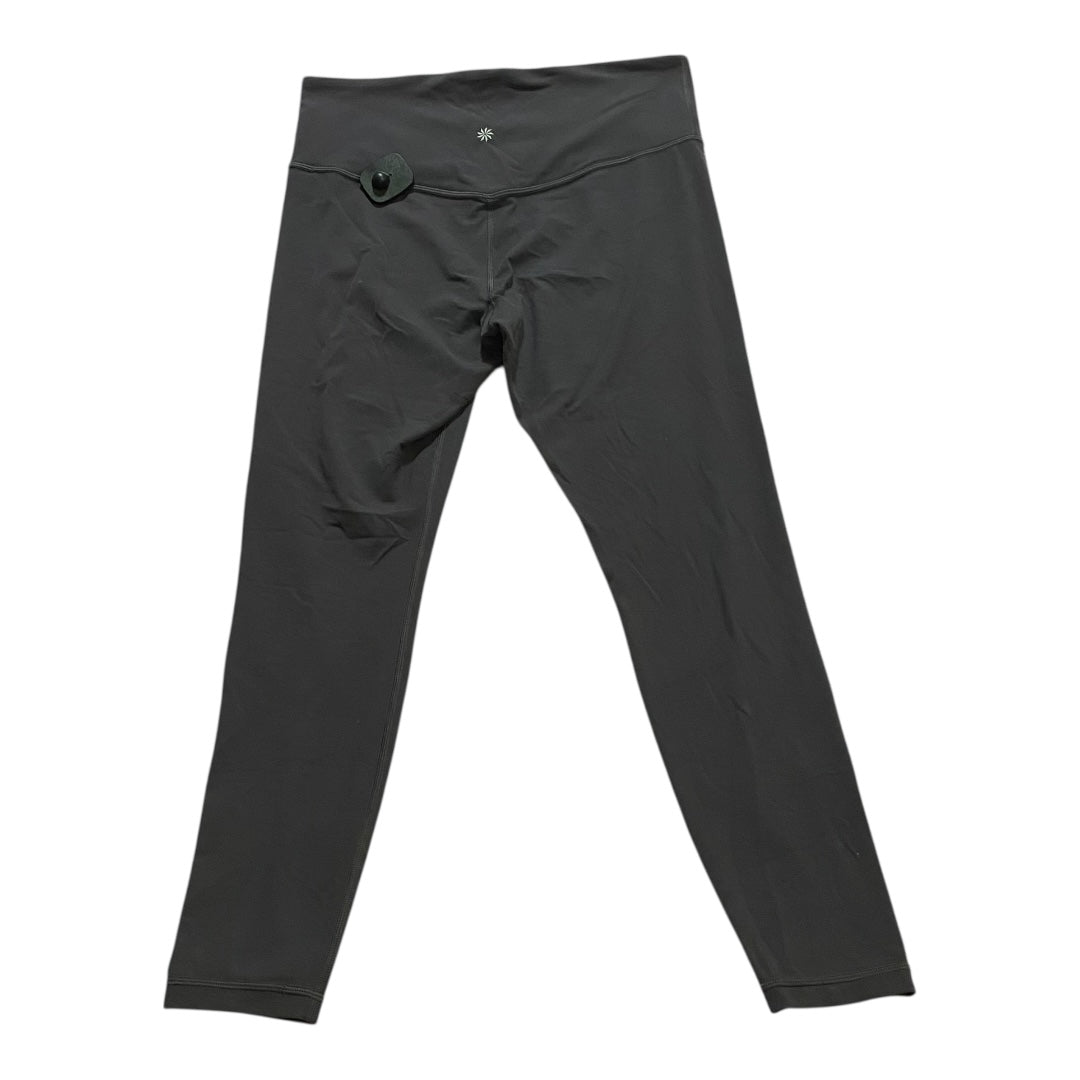 Athletic Leggings By Athleta In Grey, Size:L