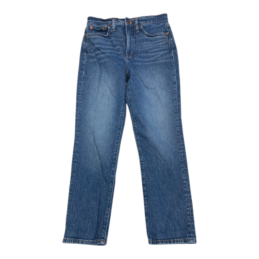 Jeans Straight By Madewell In Blue Denim, Size:6