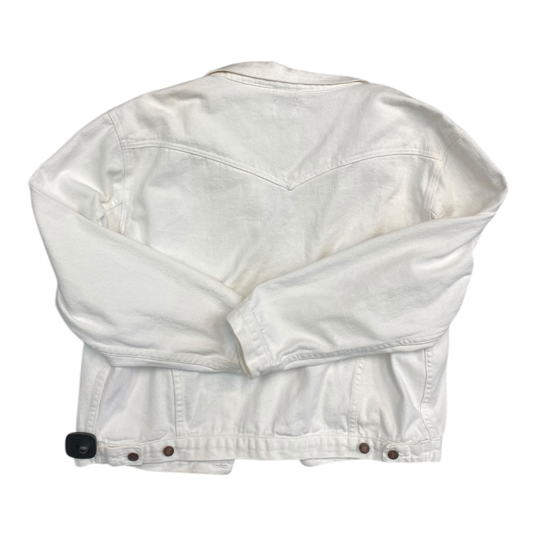 Jacket Denim By Cmc In White Denim, Size:6