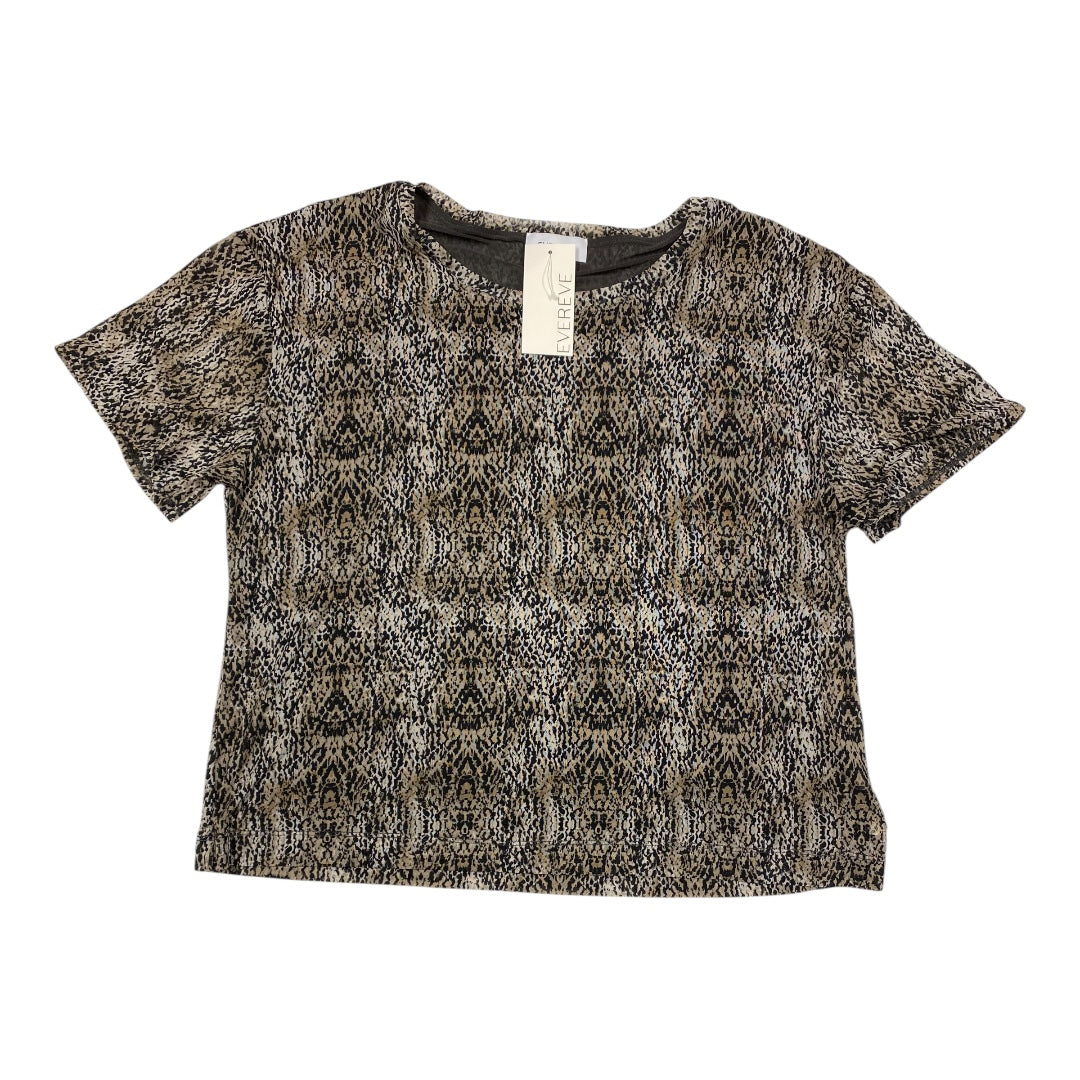 Top Ss By Evereve In Animal Print, Size:M
