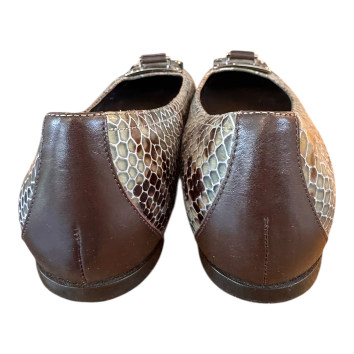 Shoes Flats By Donald Pliner In Animal Print, Size:6