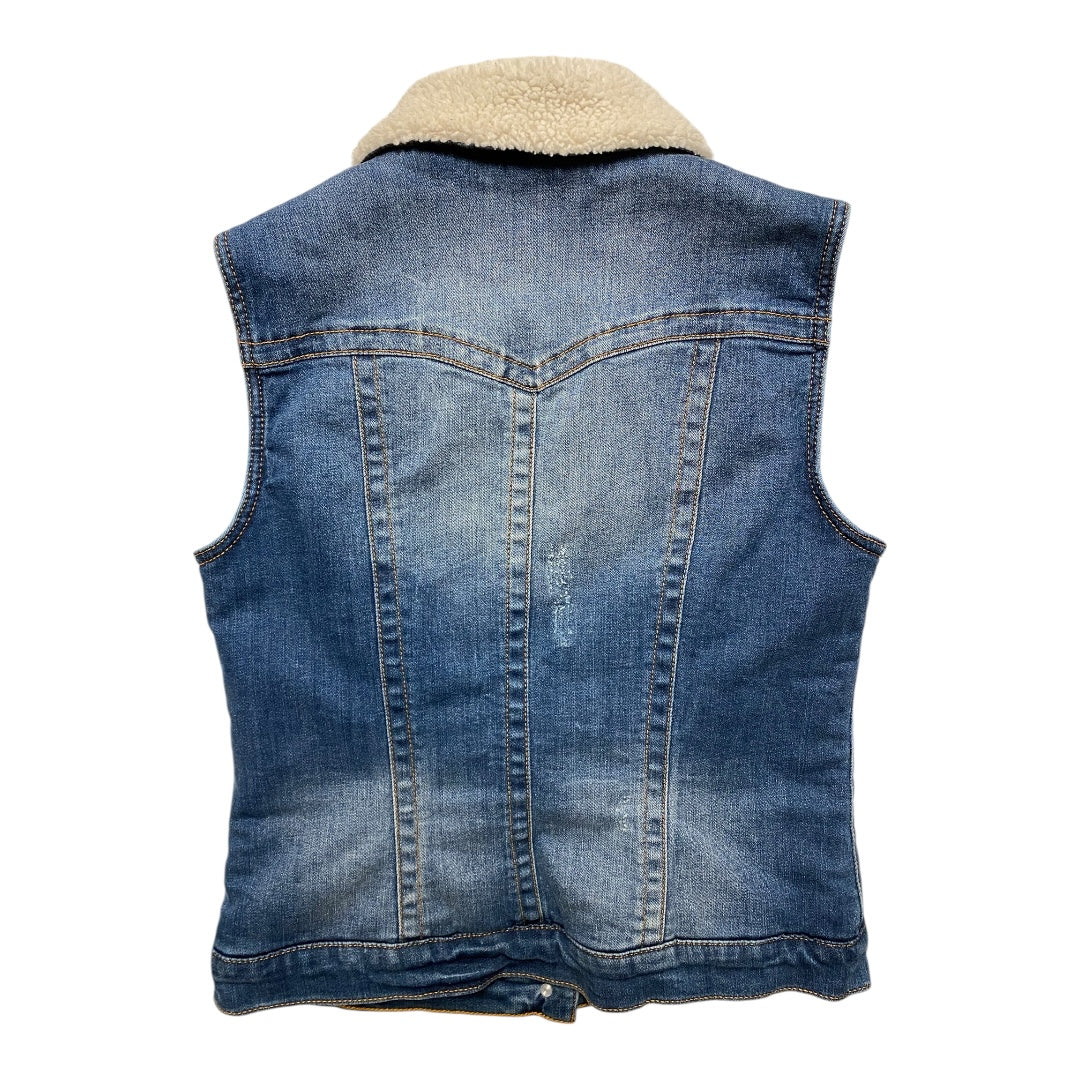 Vest Other By Inc In Blue Denim, Size:S