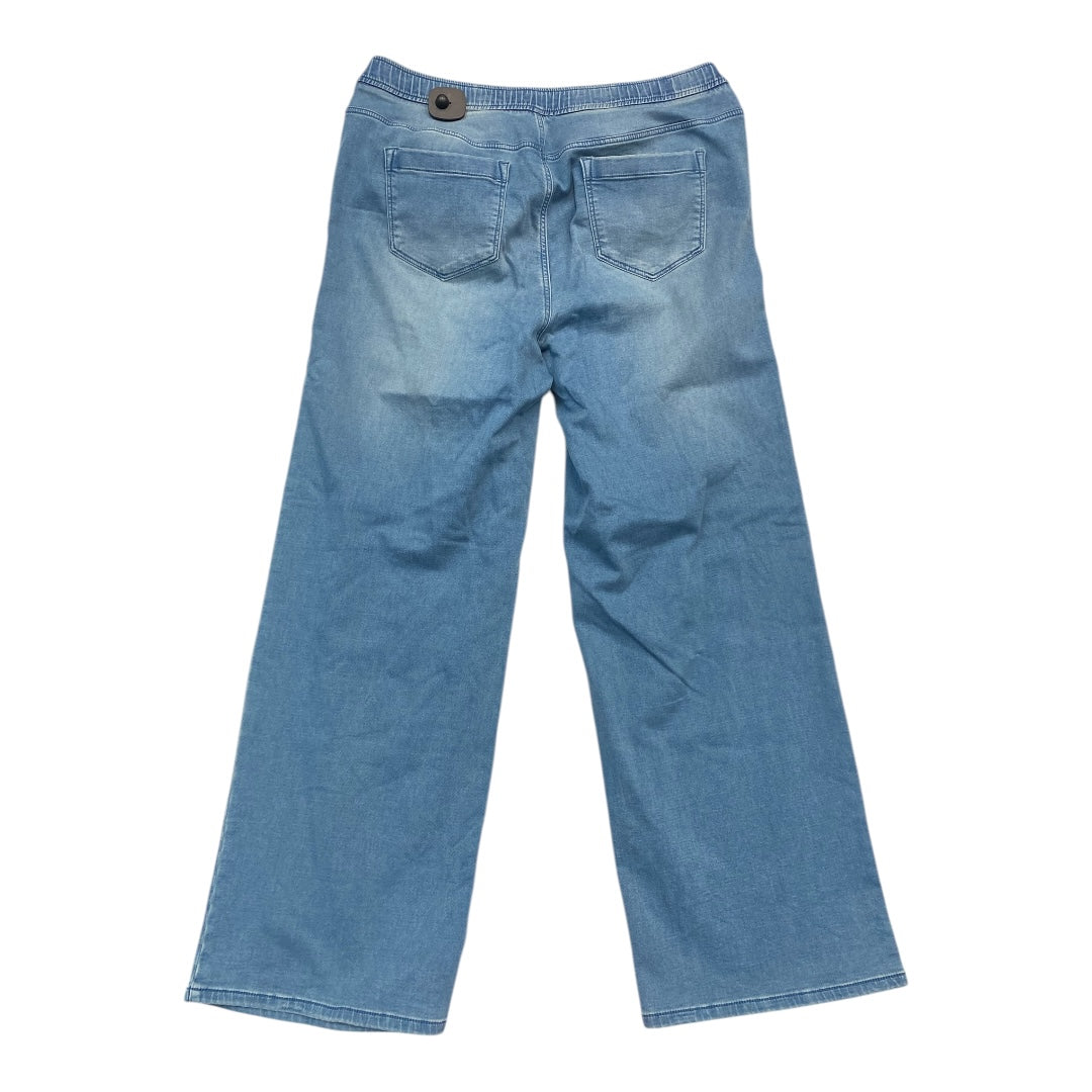 Jeans Wide Leg By Pure Jill In Blue Denim, Size:Xl