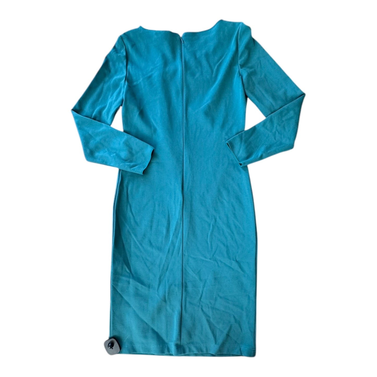 Dress Designer Midi By Emporio Armani In Teal, Size:8