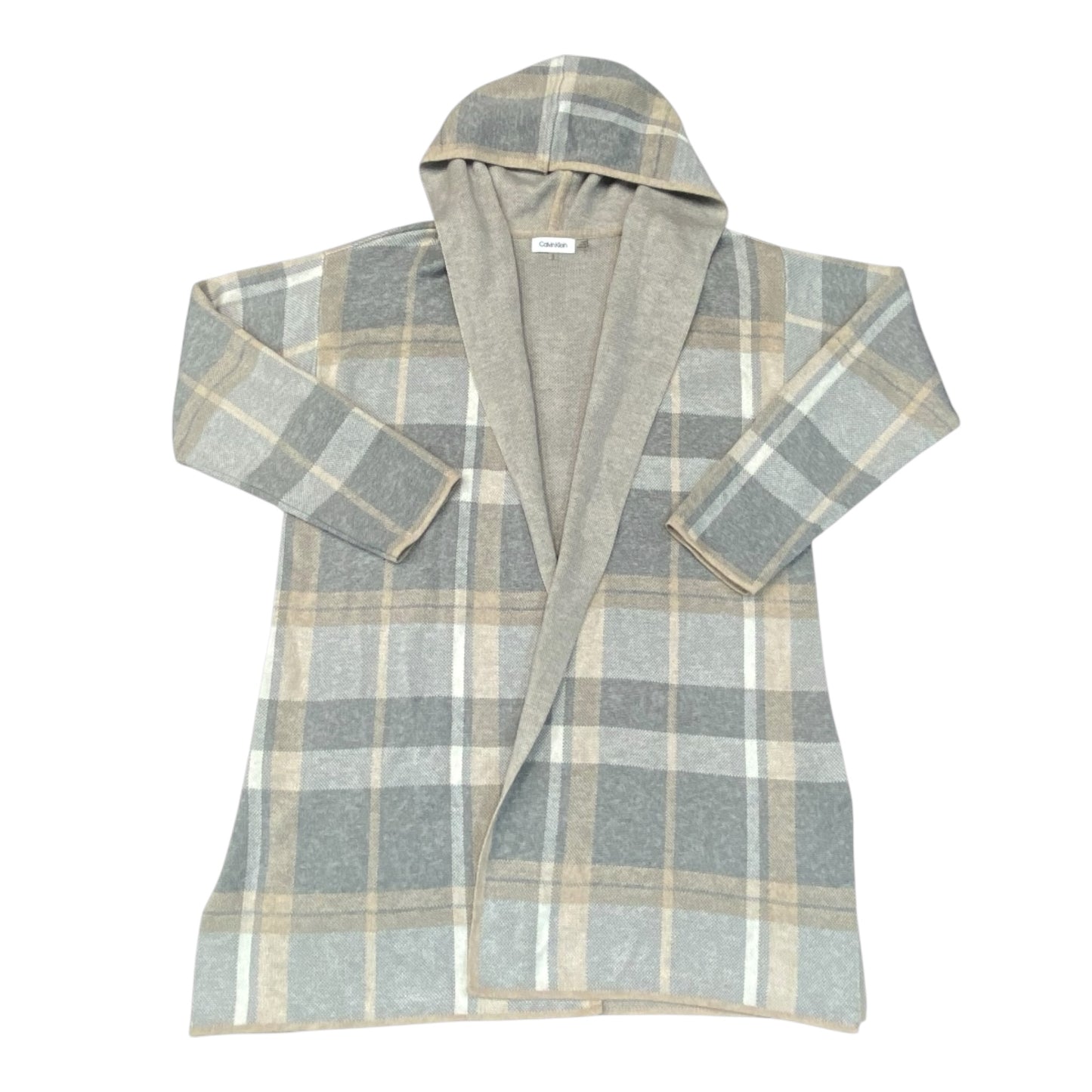 Sweater Cardigan By Calvin Klein In Multi, Size:M