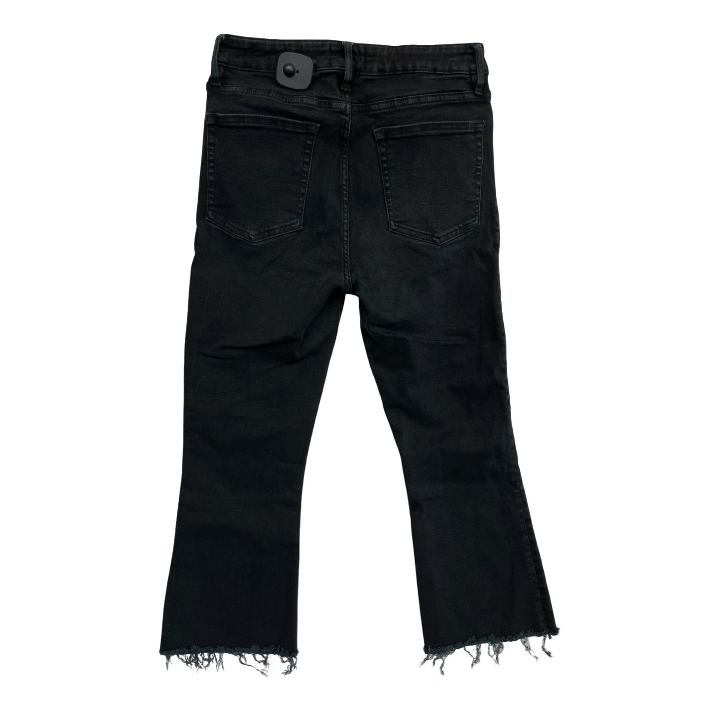 Jeans Boot Cut By Frame In Black Denim, Size:10