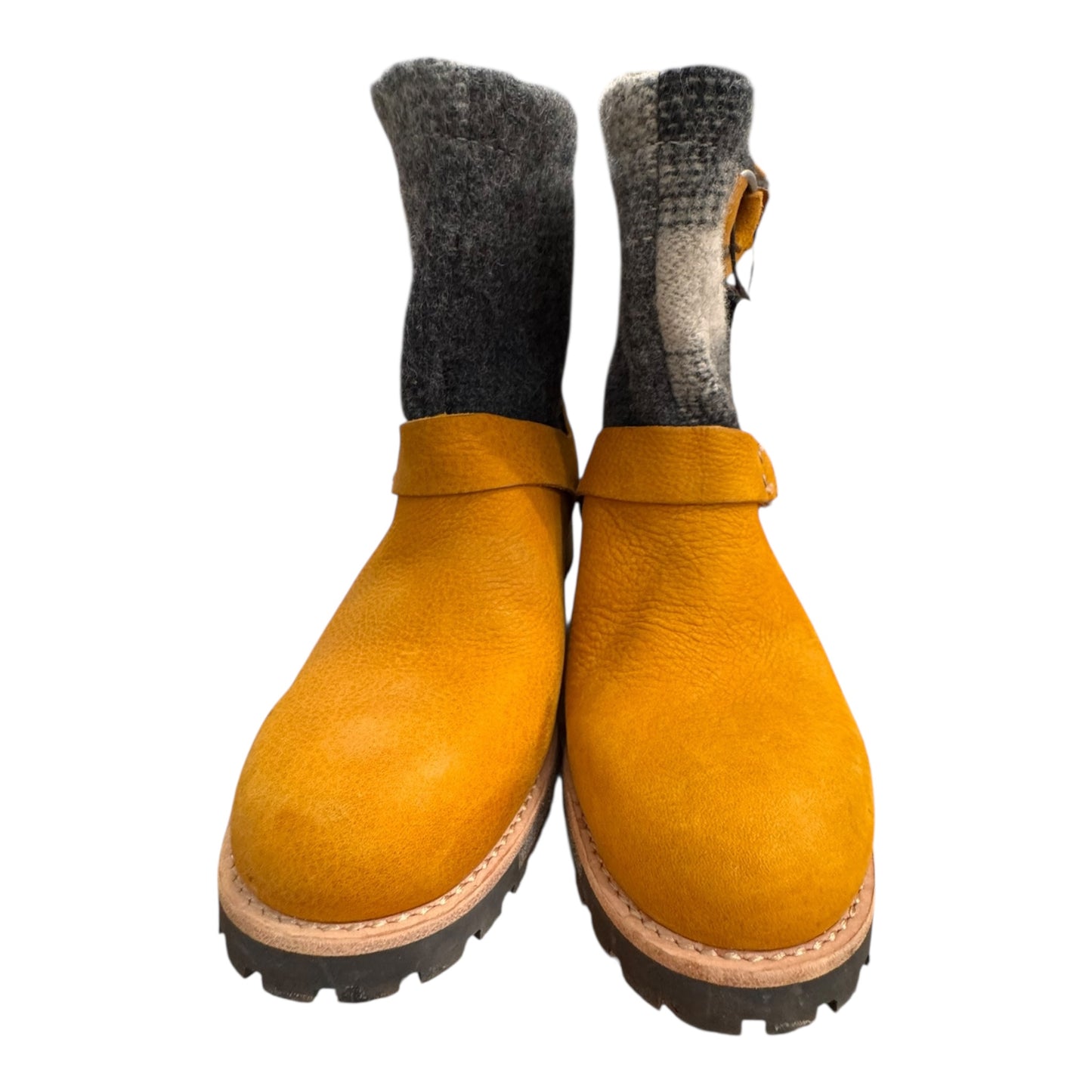 Boots Ankle Flats By Woolrich In Gold, Size:9