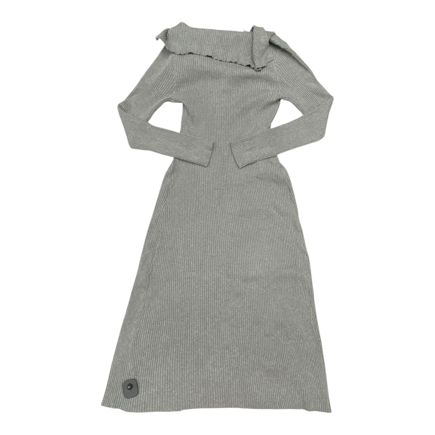 Dress Casual Maxi By Pink Rose In Grey, Size:L