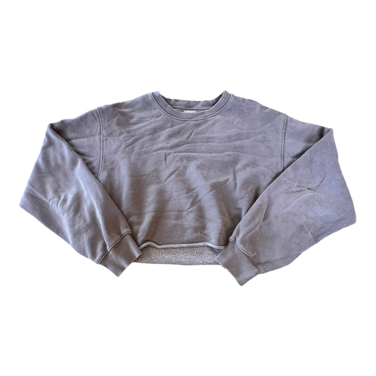 Sweatshirt Crewneck Designer By TNA In Brown, Size:M