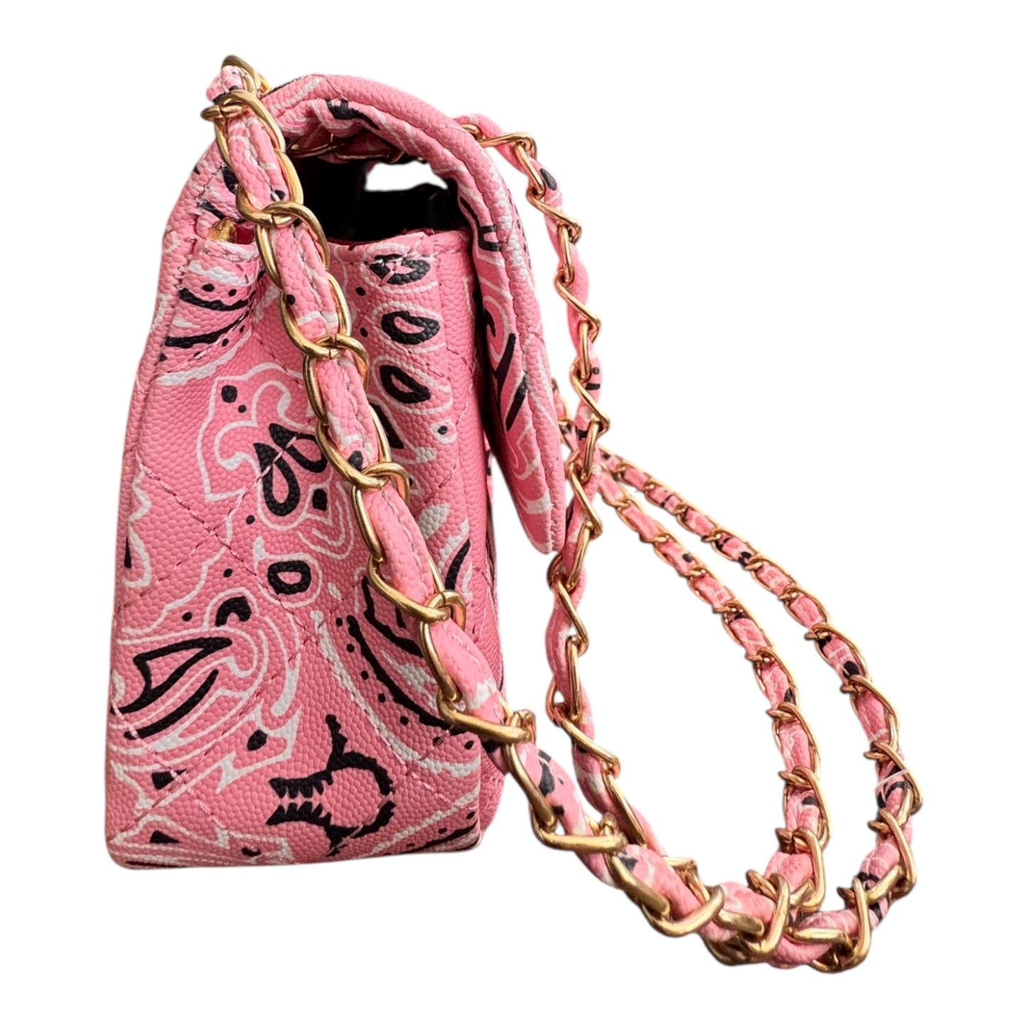 Handbag By Caleesa In Pink, Size:Medium