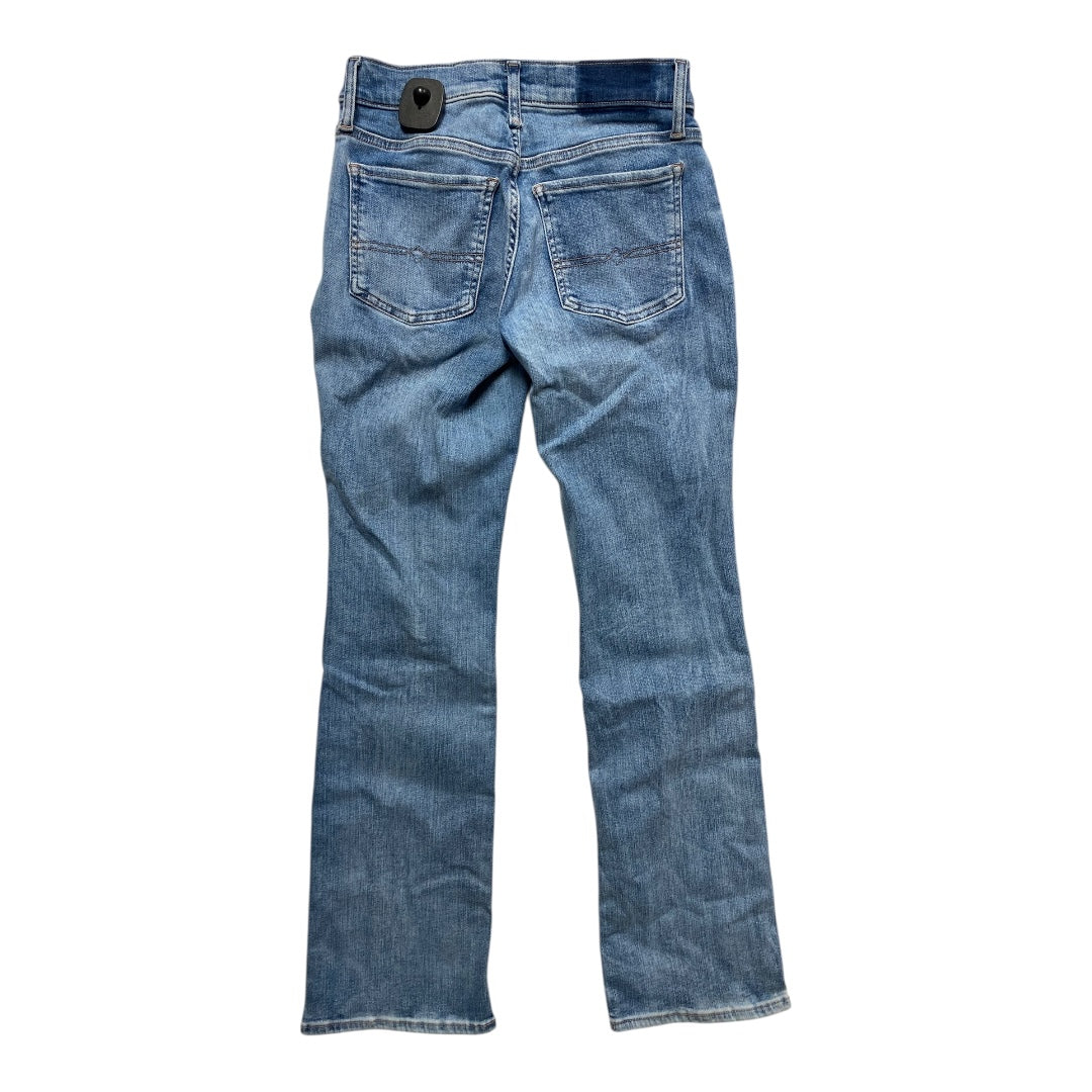 Jeans Flared By Lucky Brand In Blue Denim, Size:0