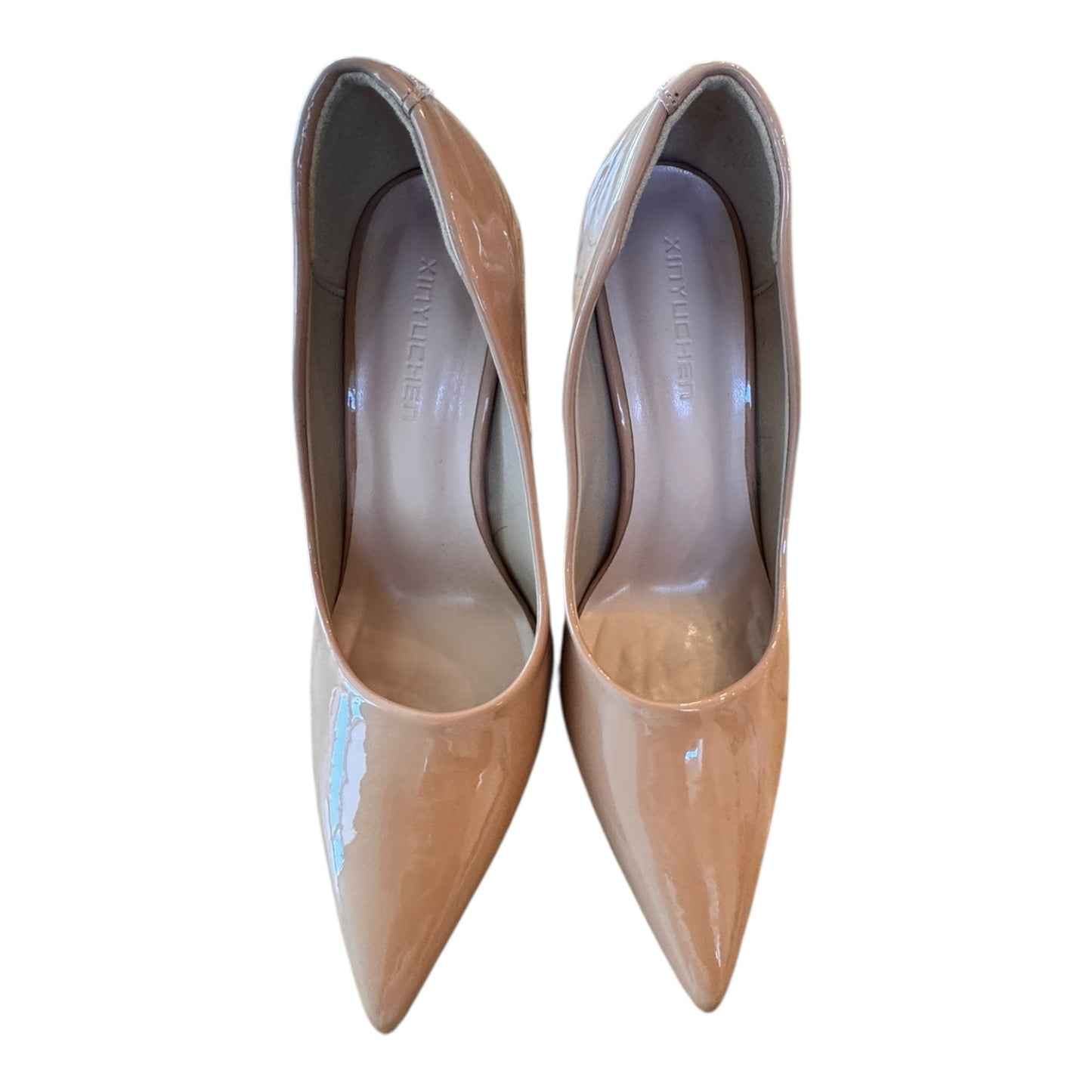 Shoes Heels Stiletto By Cmc In Peach, Size:5.5