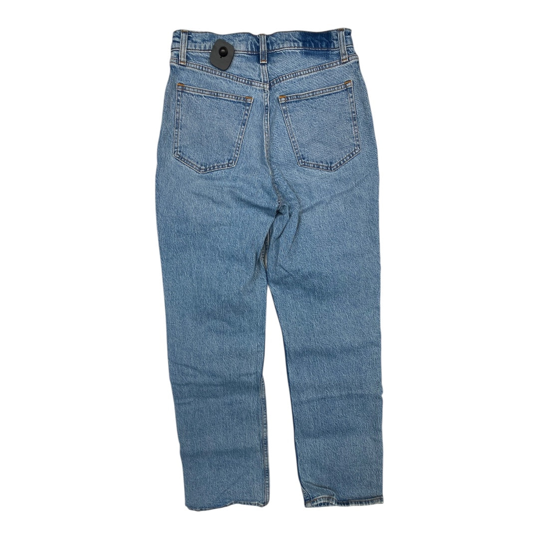 Jeans Straight By Abercrombie And Fitch In Blue Denim, Size:6