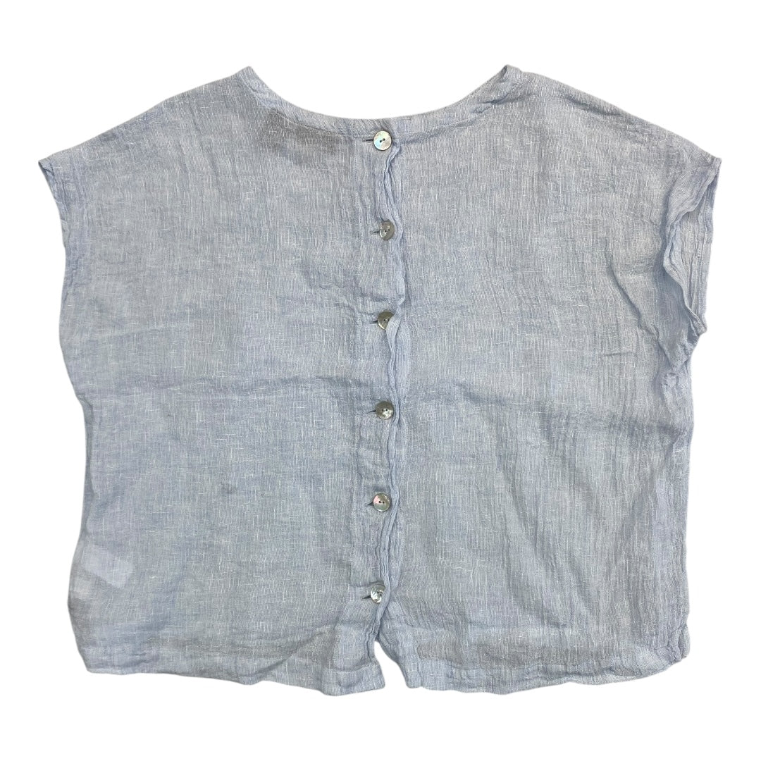 Top Ss By Tahari By Arthur Levine In Blue, Size:L