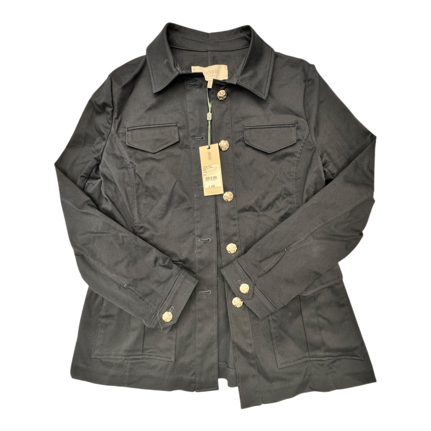 Farrah Jacket By HOBBS London In Navy, Size: M (8)