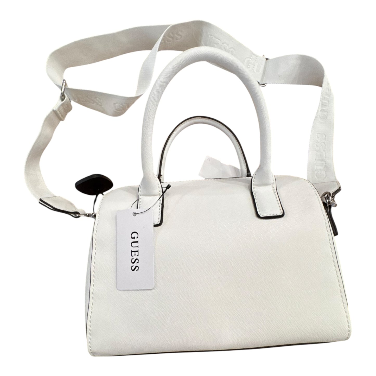 Handbag By Guess In White, Size:Small