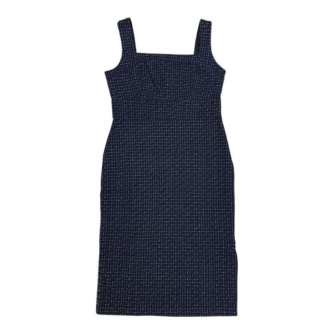 Dress Casual Midi By Banana Republic In Black, Size:12