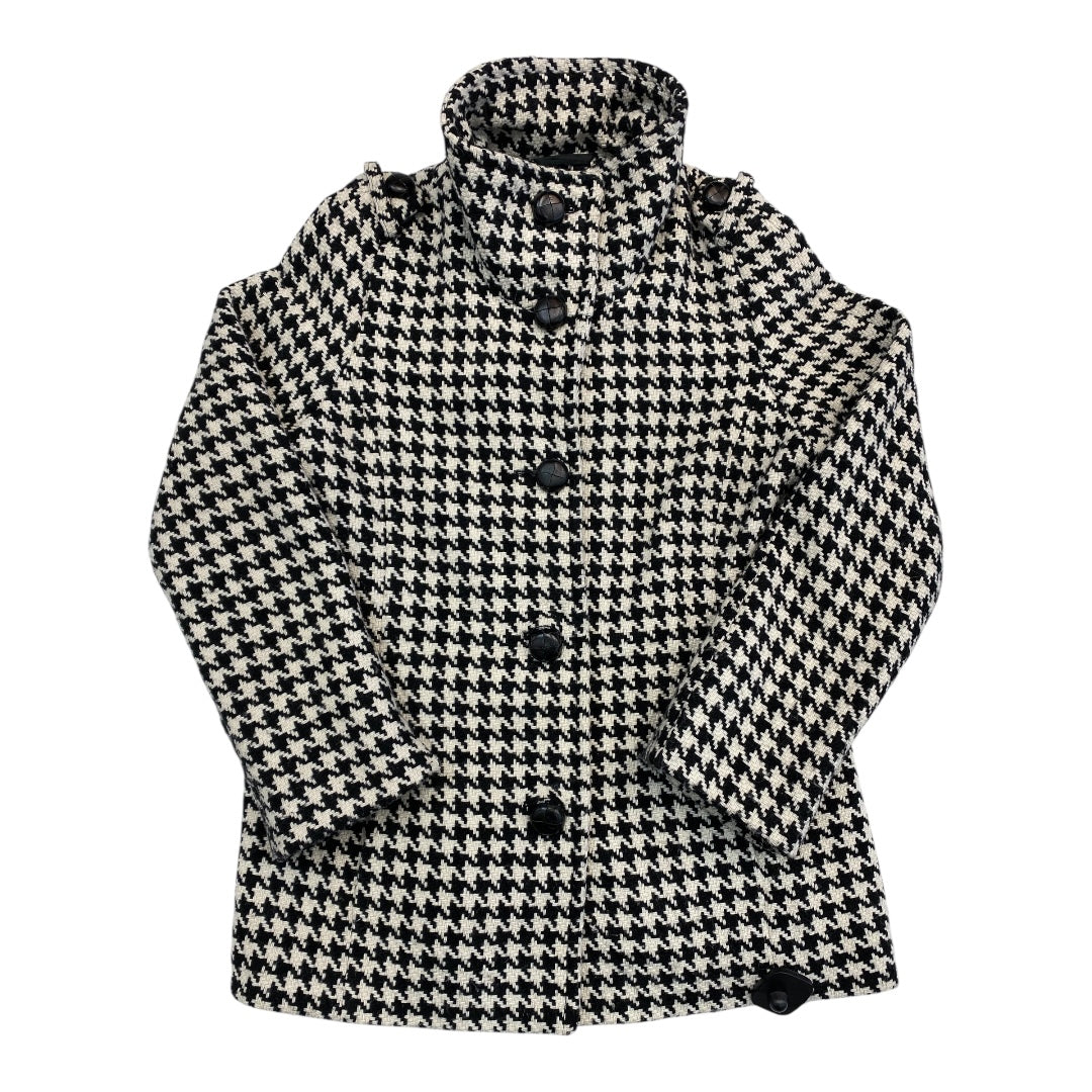 Coat Wool By Covington In Black & White, Size:M