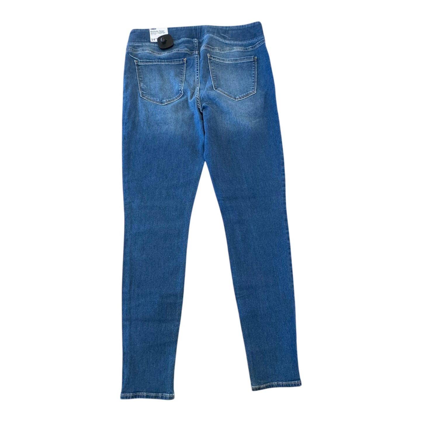 Jeans Skinny By Old Navy In Blue Denim, Size:14L