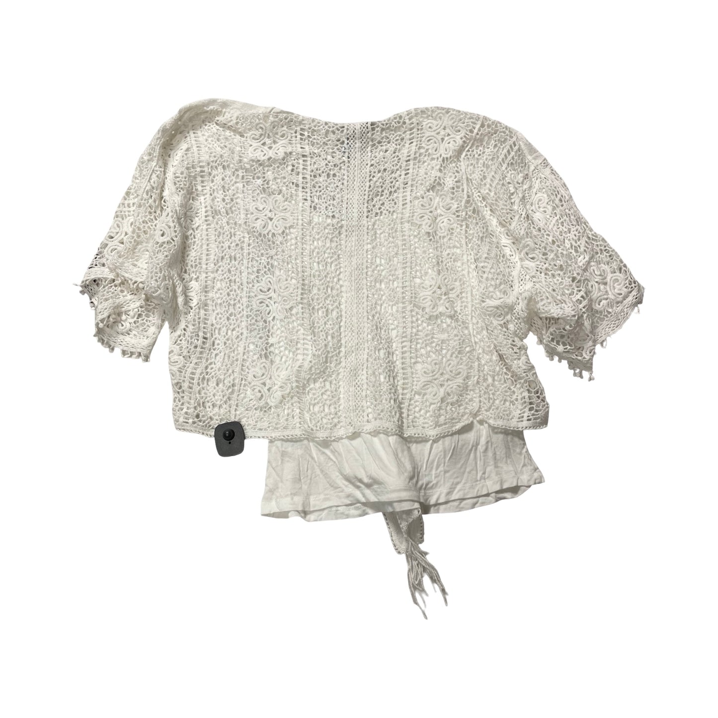 Top Ss By Democracy In White, Size:L