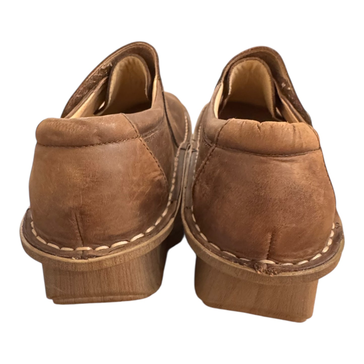 Shoes Heels Block By Alegria In Brown, Size:6.5