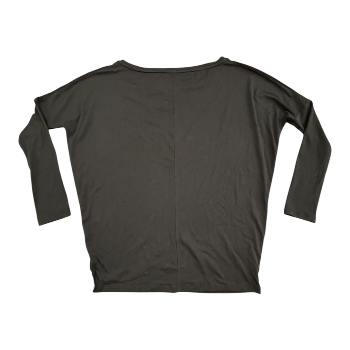 Athletic Top Ls Crewneck By Athleta In Black, Size:Xs