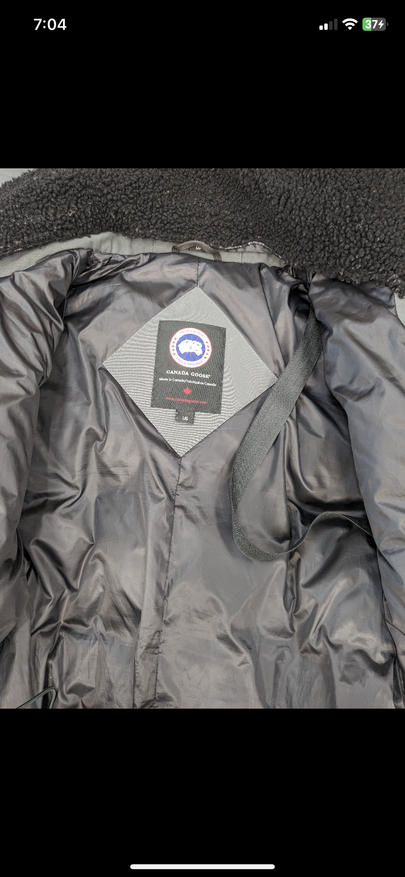 Luxury Jacket Puffer & Quilted By Canada Goose Size: L