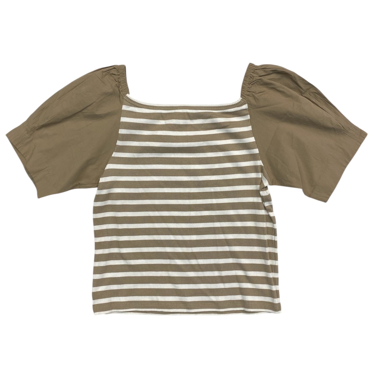 Top Ss By J. Crew In Tan, Size:Xl