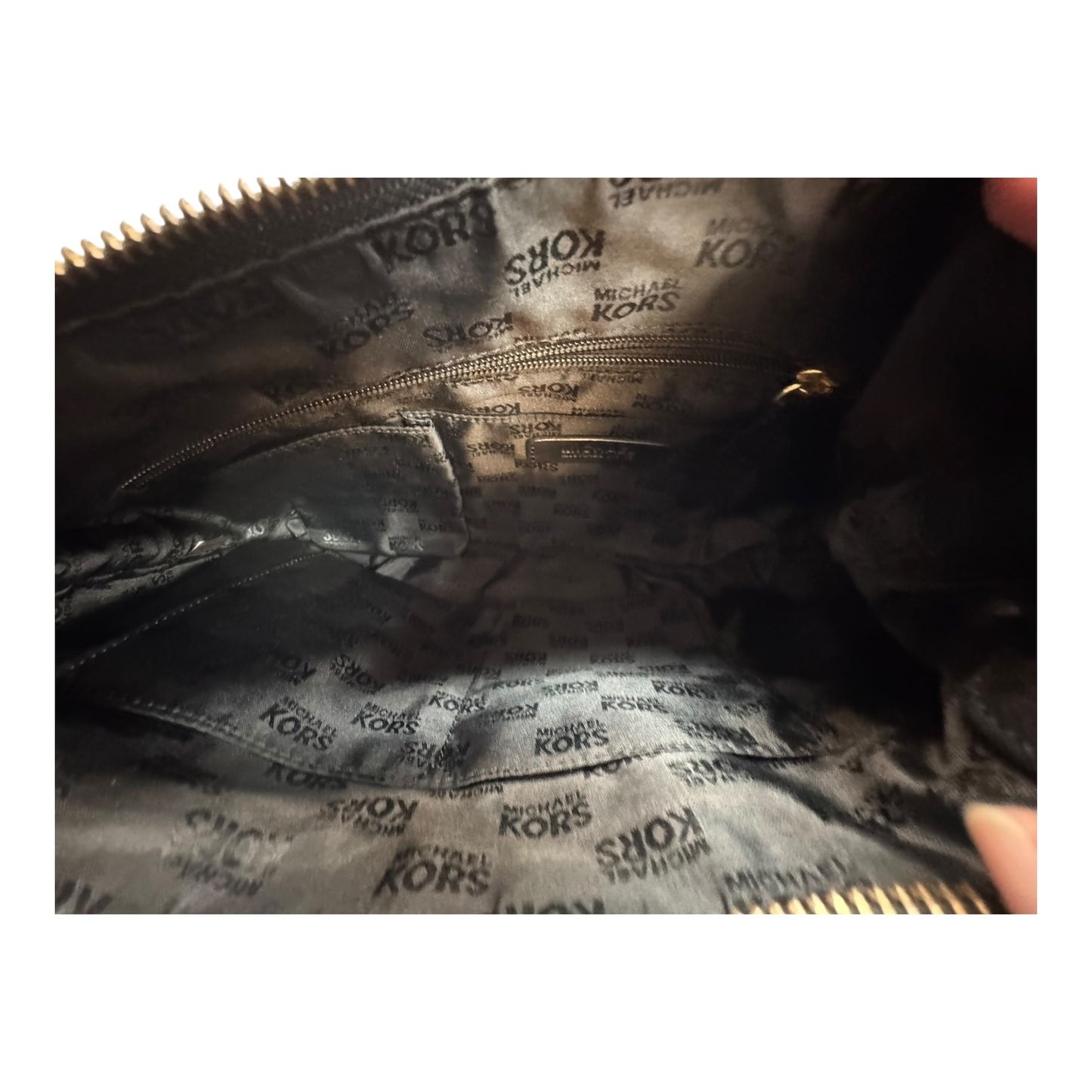 Handbag Designer By Michael Kors In Black, Size:Medium