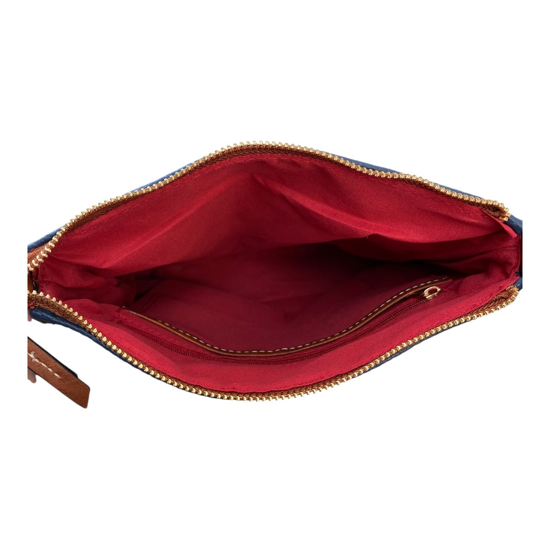 Handbag Designer By Dooney And Bourke In Navy, Size:Medium