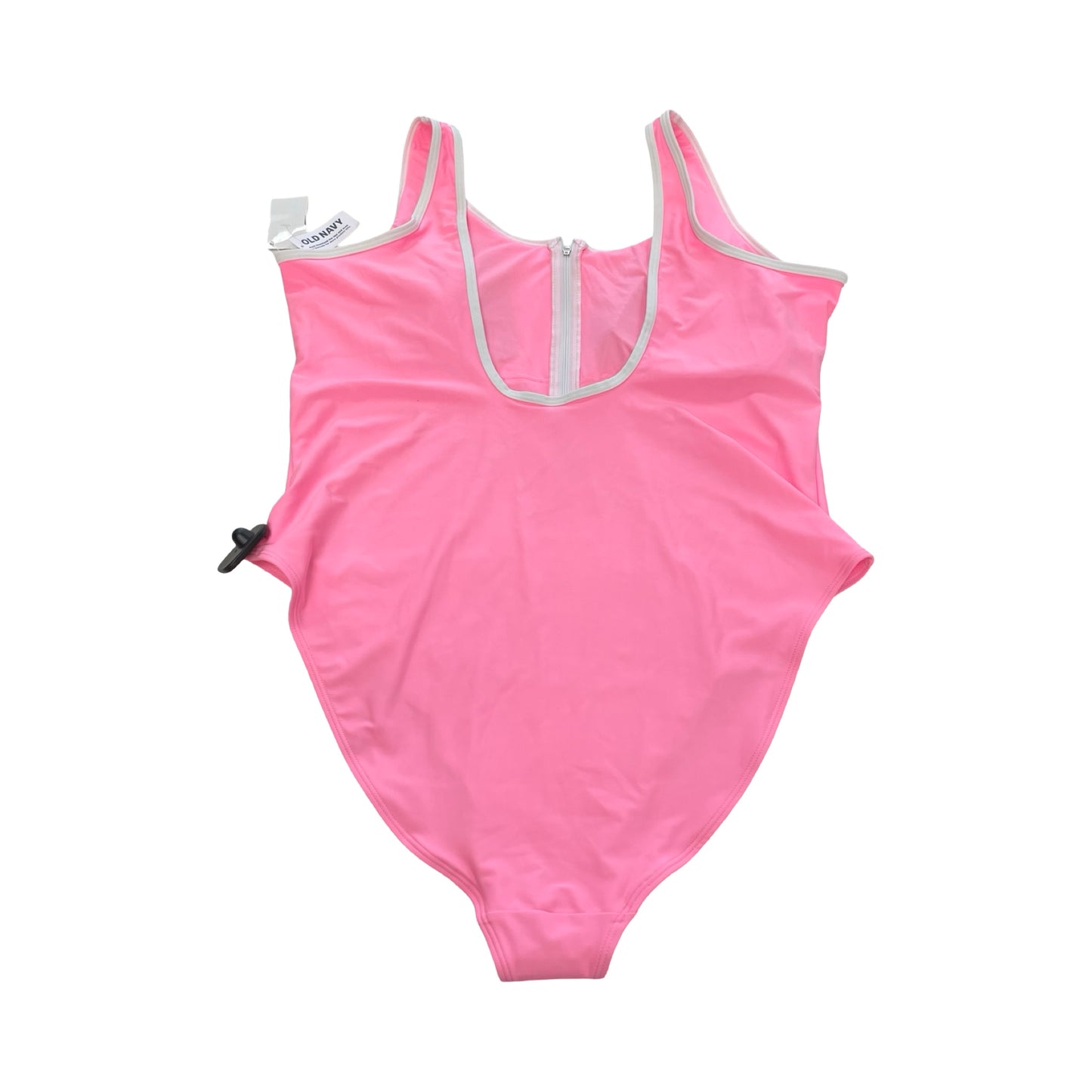 Swimsuit By Old Navy In Pink & White, Size:Xxl