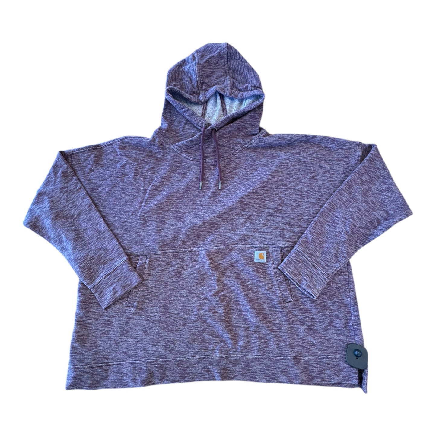 Sweatshirt Hoodie By Carhartt In Maroon, Size:20