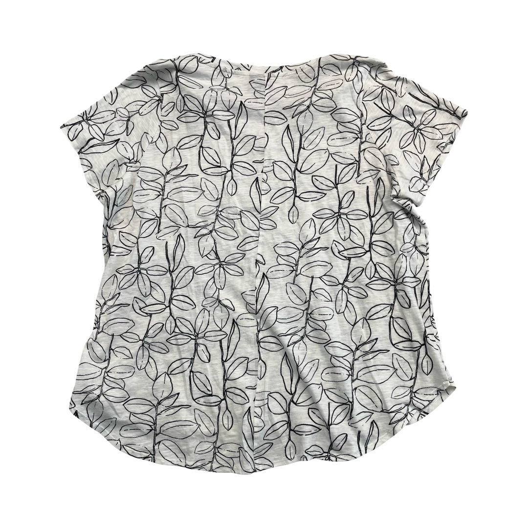 Top Ss By Cynthia Rowley In Black & White, Size:1X