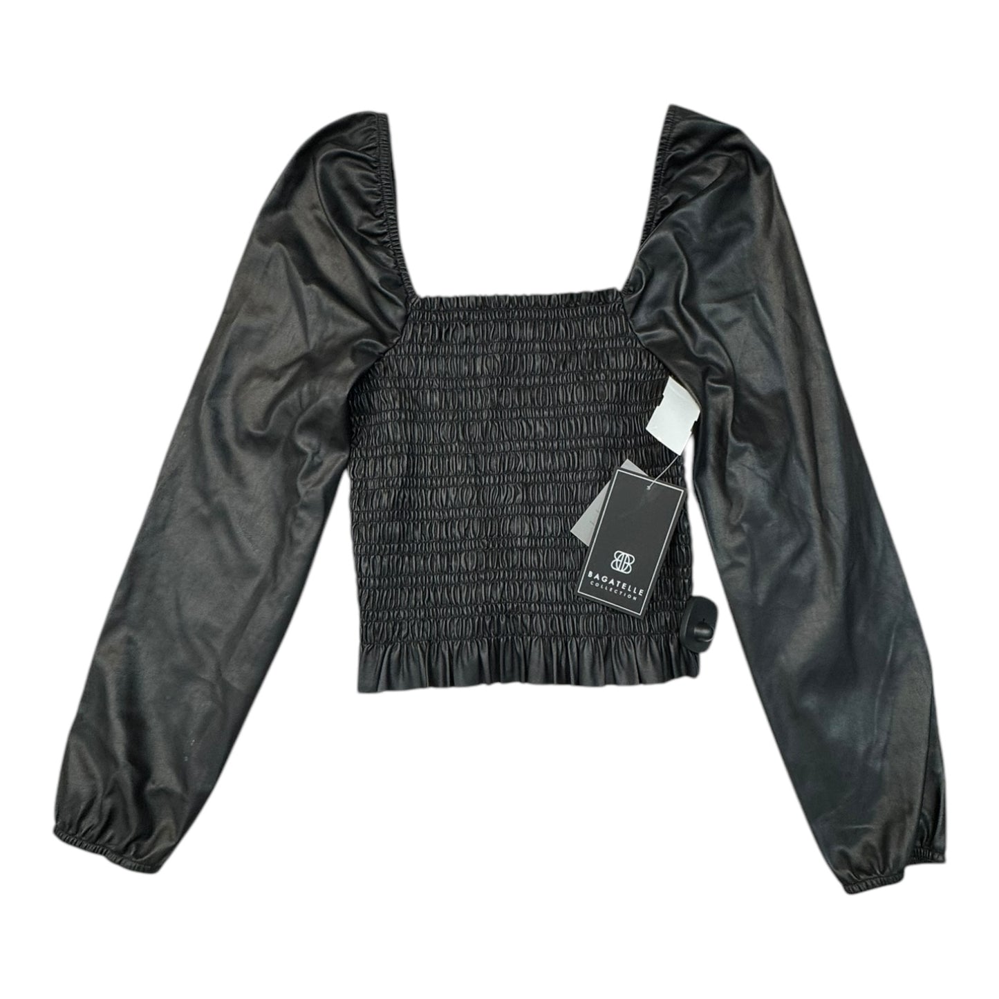Top Ls By BAGATELLE COLLECTION In Black, Size:M