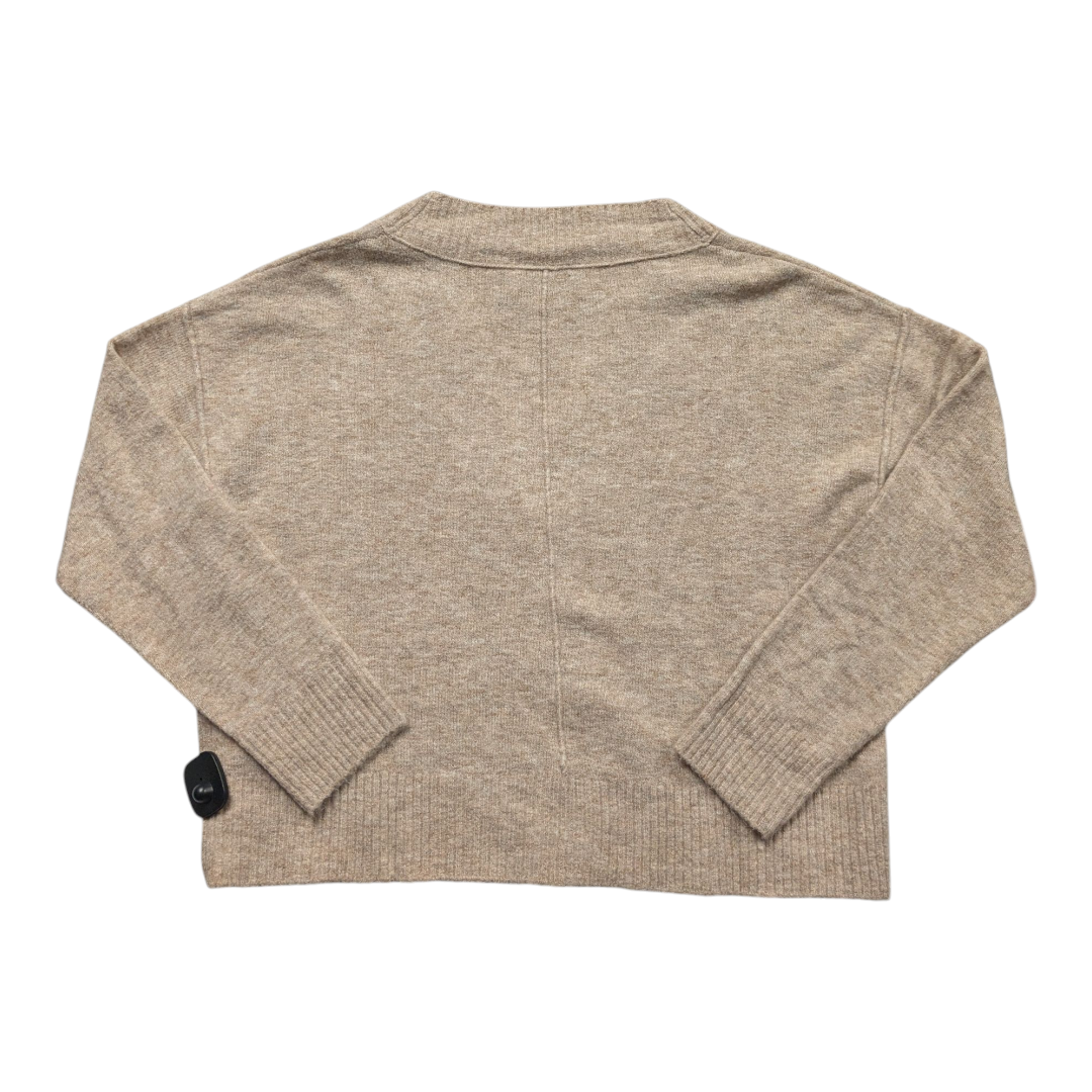 Sweater Cardigan By Evereve In Tan, Size:L