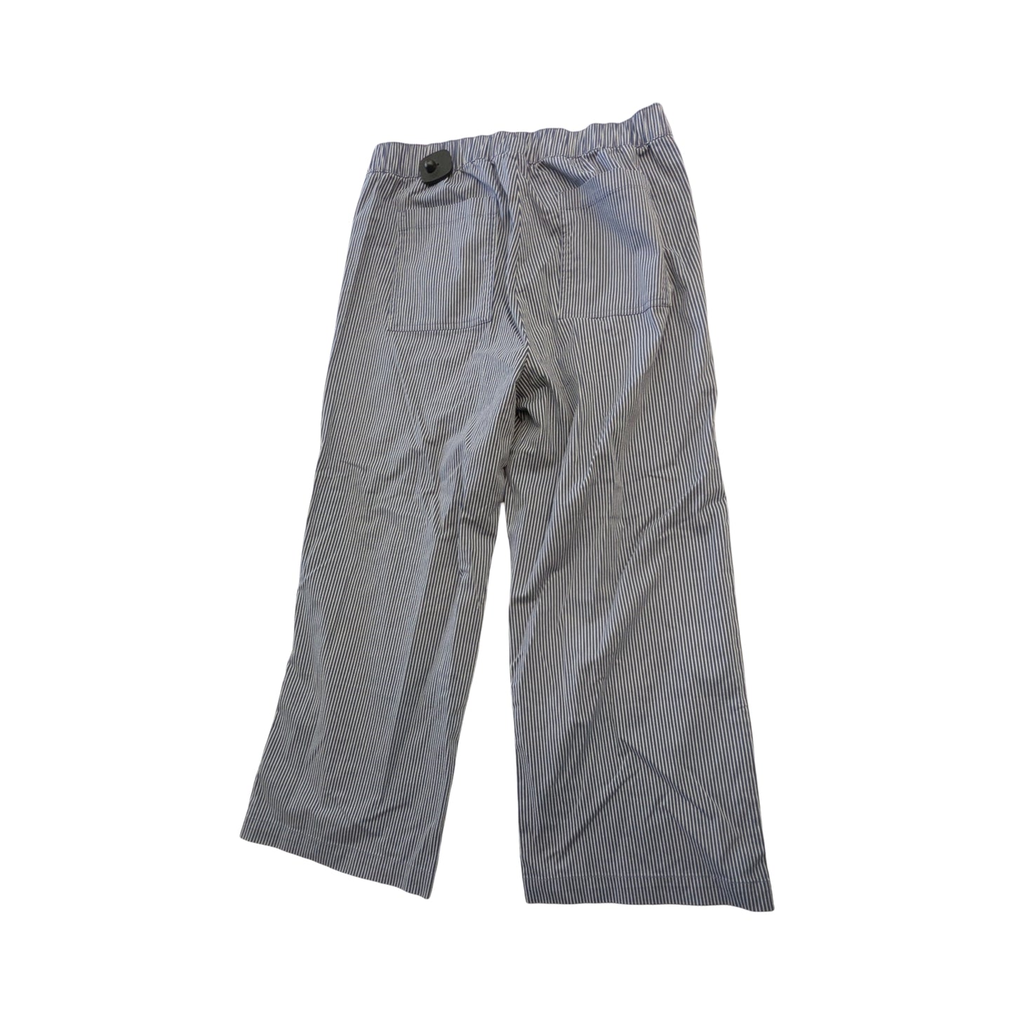 Pants Wide Leg By Gap In Striped Pattern, Size:L