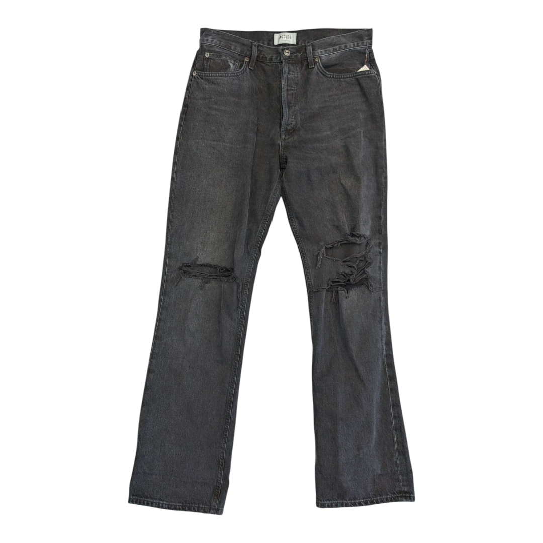Jeans Straight By Agolde In Black, Size:8