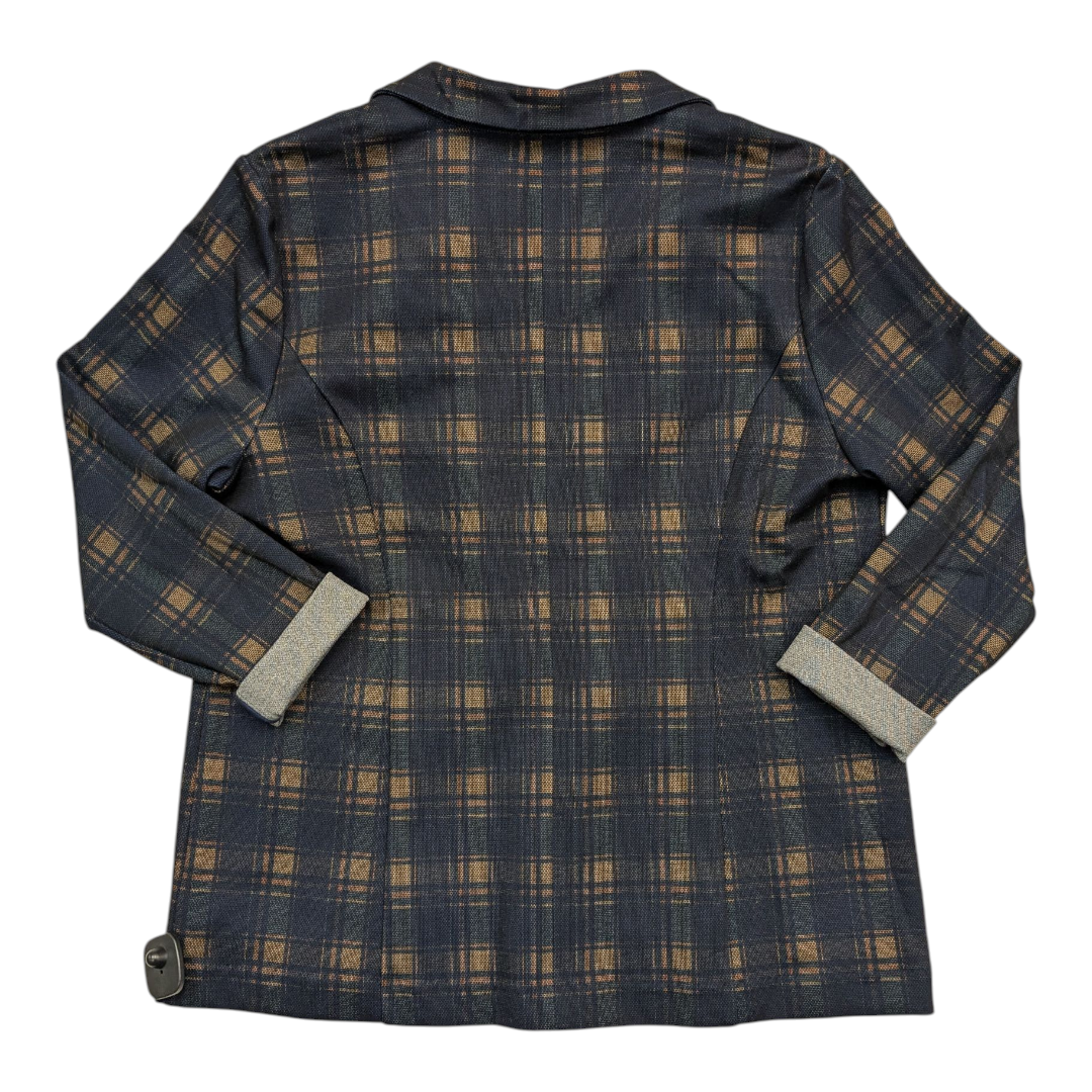 Blazer By Liverpool In Plaid Pattern, Size:Xlp