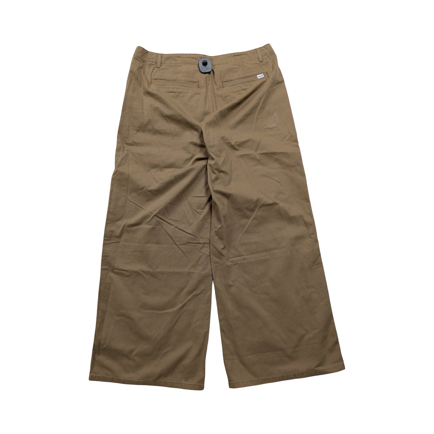Pants Wide Leg By Levis In Brown, Size:14