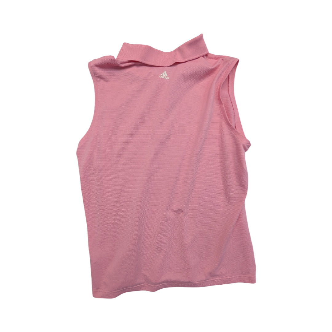 Athletic Tank Top By Adidas In Pink, Size:2X
