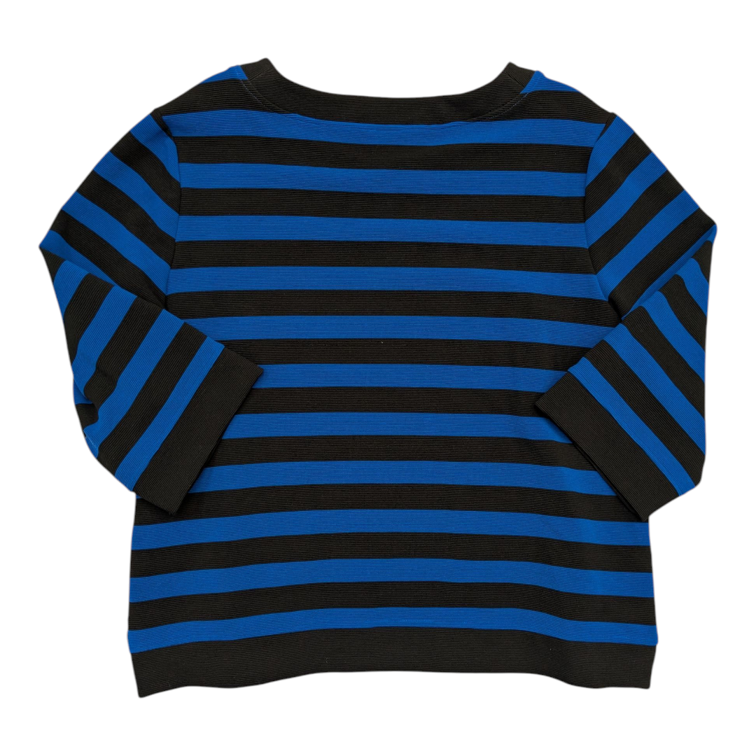 Top Ls Designer By Karl Lagerfeld In Striped Pattern, Size:Xl